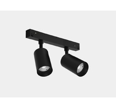 Трековый светильник магнитный, светодиодный, черный, 2*10Вт, 48V, IP20 4000К Lumker SY-LINK-DBS-BL-2/10-NW_SW