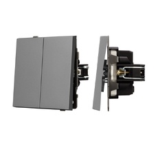 Механизм выключателя управления шторами SWT-TENDO-MKR2-PL-GR (230V, 10A) ( Arlight 054140_ARL